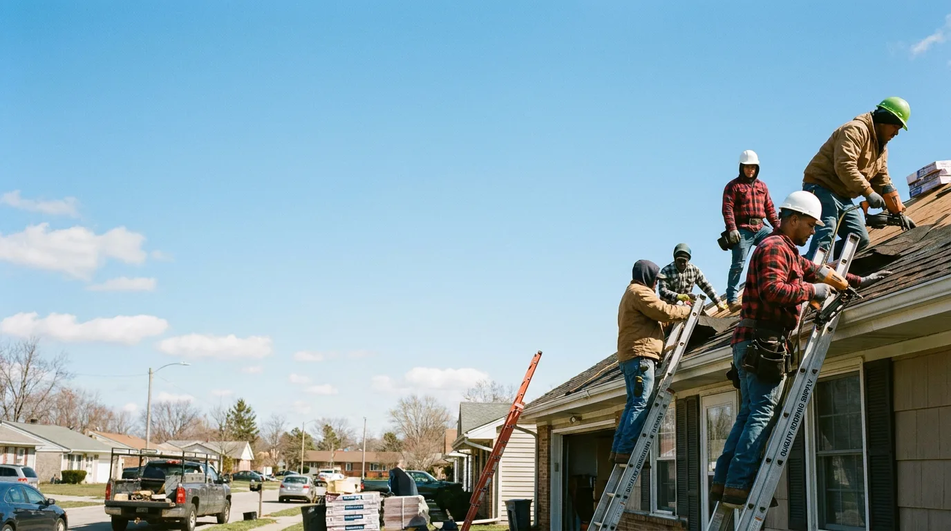 Roofing in Birnamwood, WI near me